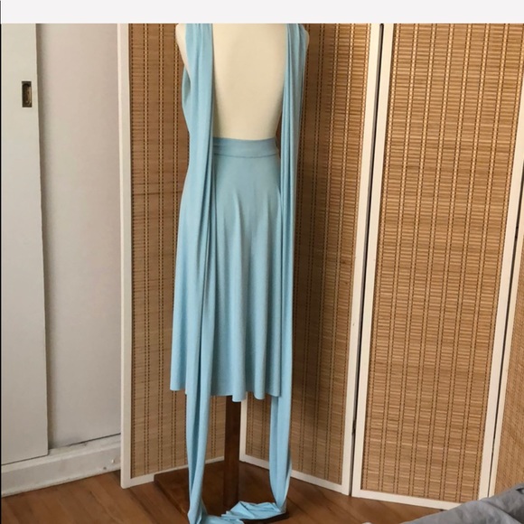 DESSY Twist Wrap Bridesmaid Dress Short Small - Picture 6 of 7